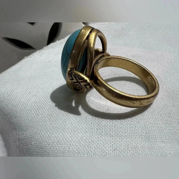 Silpada  K&R Collection Turquoise&Brass Ring - Picture 4 of 8